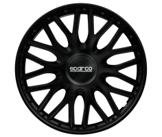 Sparco Wheel Covers Roma 16 inch Black - 4 pieces