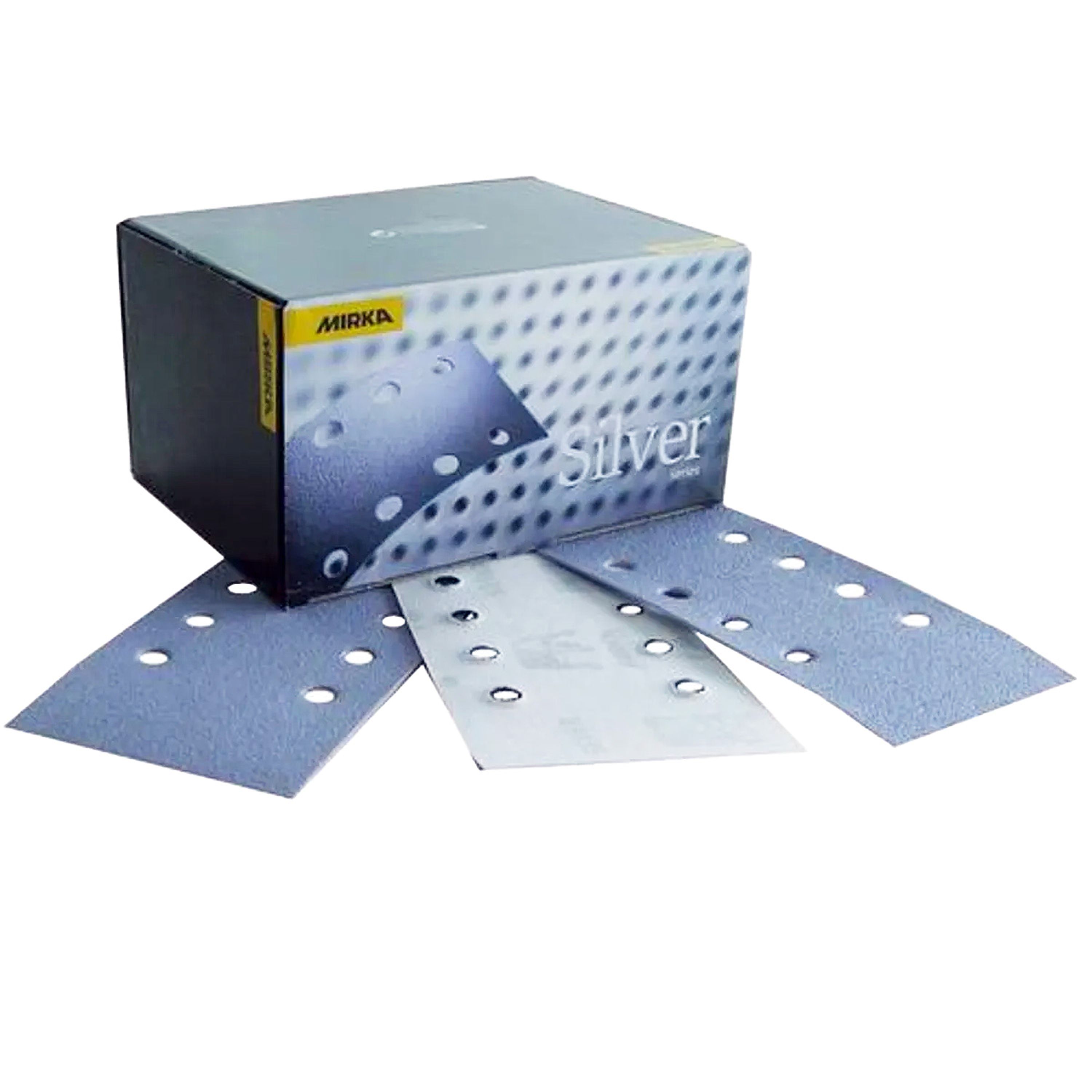 Lot De 2 Feuilles Abrasives Mirka, 3/4 X 16 1/2 Pouces, Grains P60, P80, P120