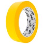 CROP Washi Tape Geel 24mm - per rol