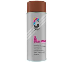 CROP Aérosol de peinture Brun Cuivre Mate RAL 8004 - 400ml