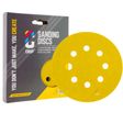 CROP Gold Schuurschijven 125mm met 8 gaten - 10 stuks