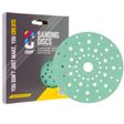 CROP GreenX Film Sanding Discs 125mm Multihole - 10 pieces