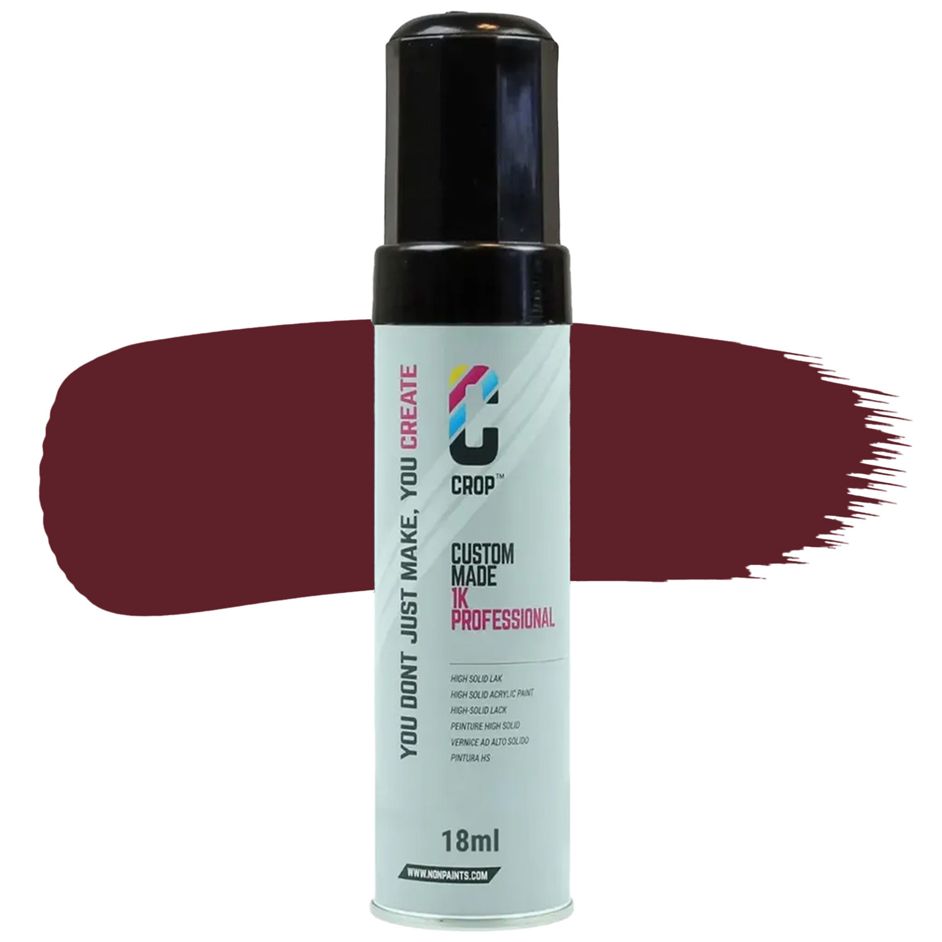 CROP Lakstift Wijnrood RAL 3005 Mat - 18ml Kopen? - CROP