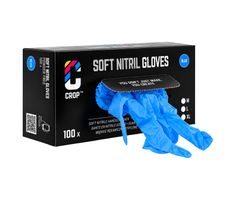 CROP Guantes de Nitrilo Azules - 100 unidades