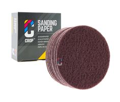 CROP ScuffX Vlies Schleifscheiben 150mm - Fein - Rot - 10 Stück