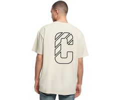 CROP Oversized T-Shirt - Beige