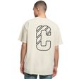 CROP Oversized T-Shirt - Beige