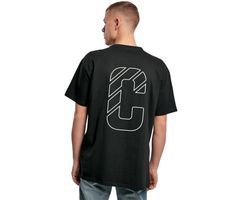 CROP Oversized T-Shirt - Zwart