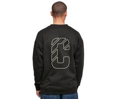 CROP Oversized Sweater - Zwart