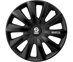 Sparco Wheel Covers Milano 14 inch Black - 4 pieces