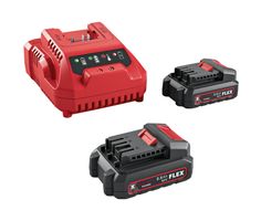 FLEX P-Set 12-22 Q Juego de Carga 12V 2x 2,5Ah + Cargador Rápido