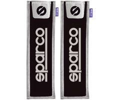 Sparco Seat Belt Covers GT Black Grey - 2 pieces