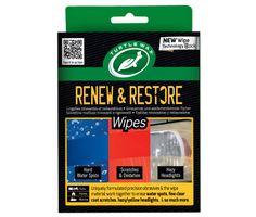 Turtle Wax Renew & Restore Wipes - 8 stuks
