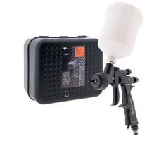 Walcom Carbonio 360 Evo HALO Clear Spray Gun + Top Cup