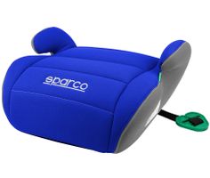 Sparco F100KI Booster Seat Car Black Blue 125 - 150cm