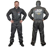 CROP Premium Lackieroverall mit Kapuze - Professional
